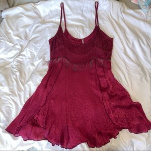 Free People ✌🏻 Beaded ✨ Shimmer Mini Dress 😍